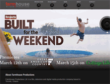 Tablet Screenshot of farmhouseproductions.ca